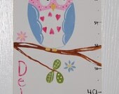 Hand Painted Artist Canvas Growth Chart
