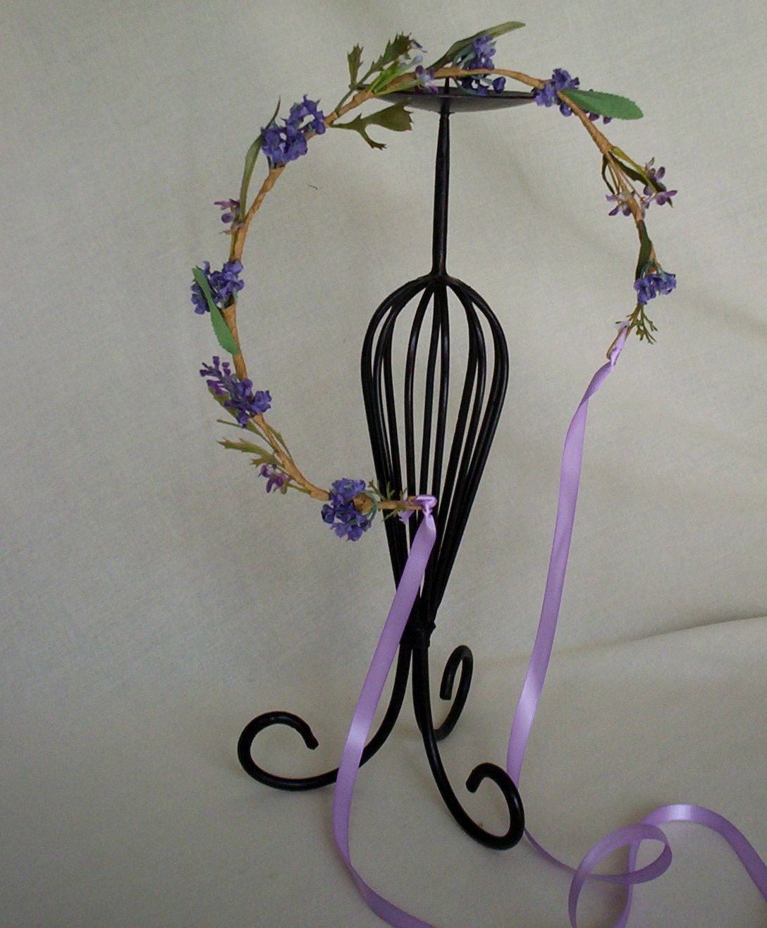 hair accessories Flower Crown Hair Wreath artificial Lilacs Wedding bridal headpiece boho headband Festival Hair fashion