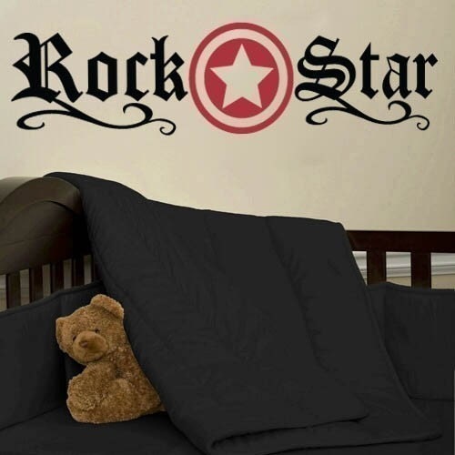 Rock Star vinyl wall graphic