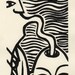 Mind food. Linocut