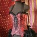 PALOMINO  Circus Ringmaster Valentines Day Burlesque Corset Costume Red Black