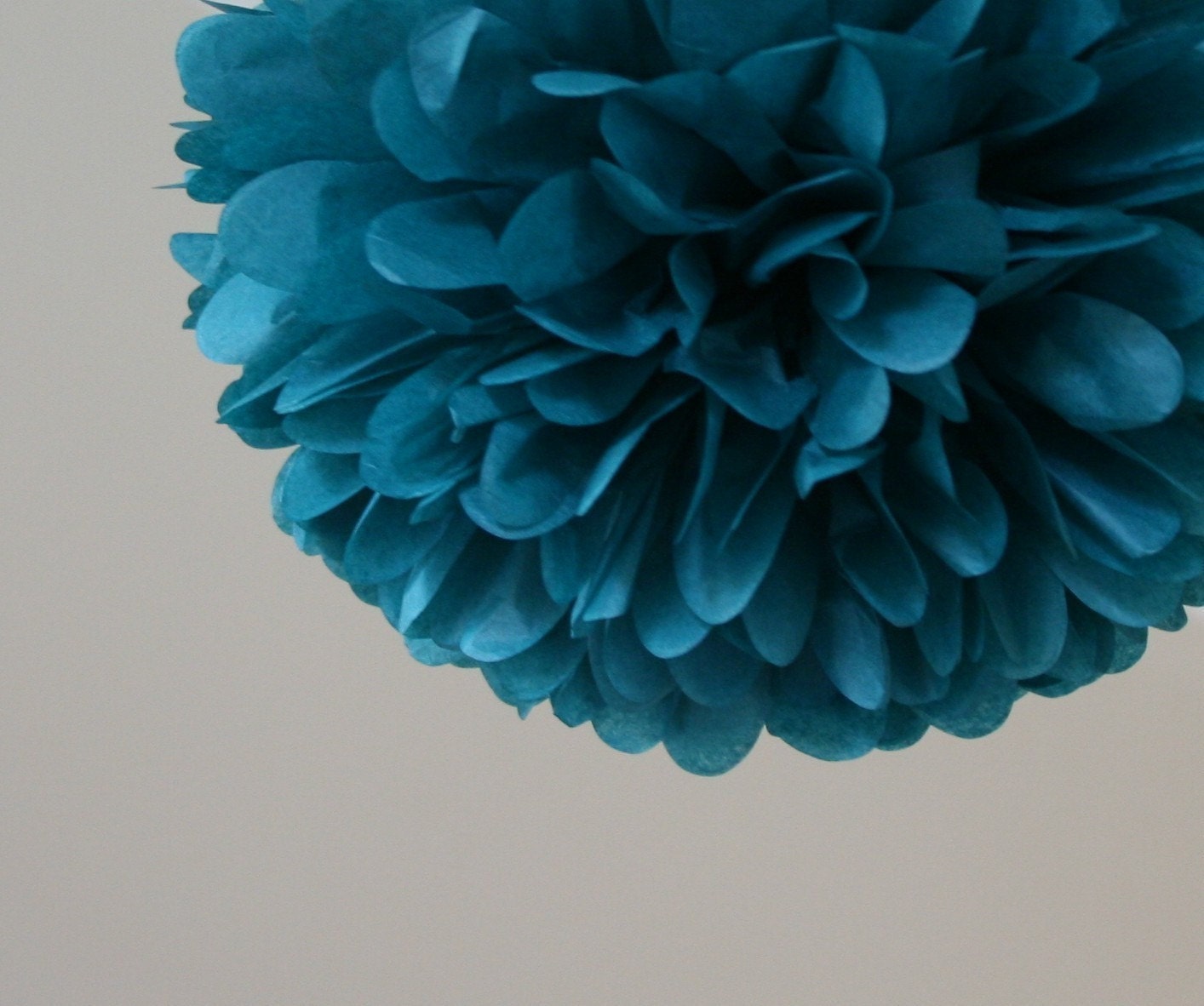 Teal - one pom