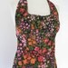 Laurel Canyon Poppies 1970s Halter Dress
