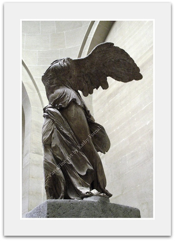 Paris Photography Louvre Paris Angel Sculpture by KathyFornal