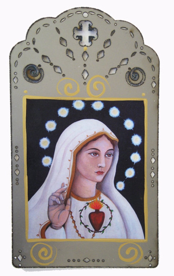 Our+Lady+of+Fatima+Icon Our Lady of Fatima Icon Catholic Religious Art by christinamiller