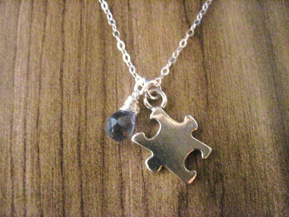 Sterling Silver Puzzle Piece Necklace