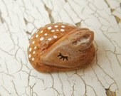 Little Fawn bead - Sleepy Woodland Critters (ready to ship)