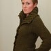 SEDUM // cardigan top down seed stitch sweater knitting pattern PDF