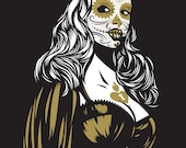 Day of the Dead / Día de Muertos - The Left - 2 - Screen printed poster