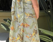 Made to Order: Wailua waterfall back Polynesian retro style dress
