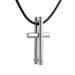 Mens Cross Necklace Stainless Steel Unique Design