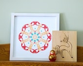 Folk Mandala - Limited Edition Print