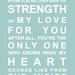 Subway Art Print Quote Typography Centre of my Heart- Duck Egg