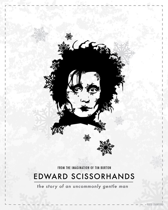 Edward Scissorhands 8x10 Giclee Mini Poster Print