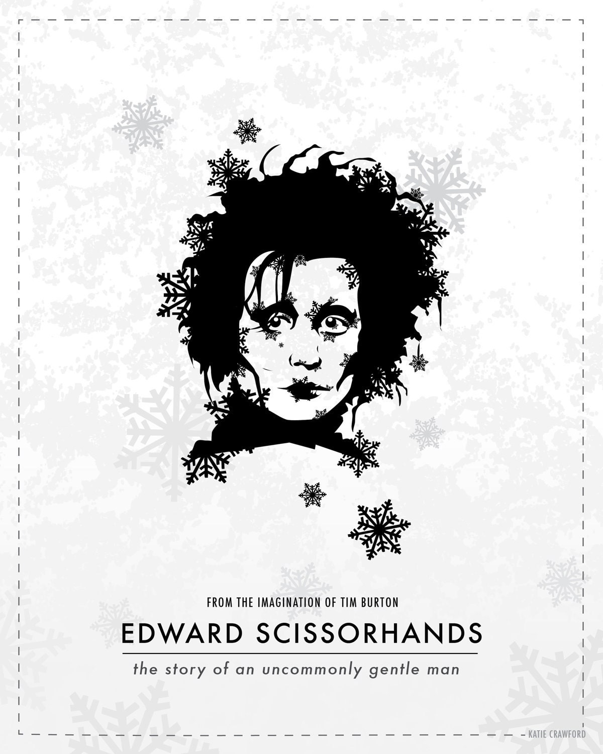 Edward Scissorhands 8x10 Giclee Mini Poster Print