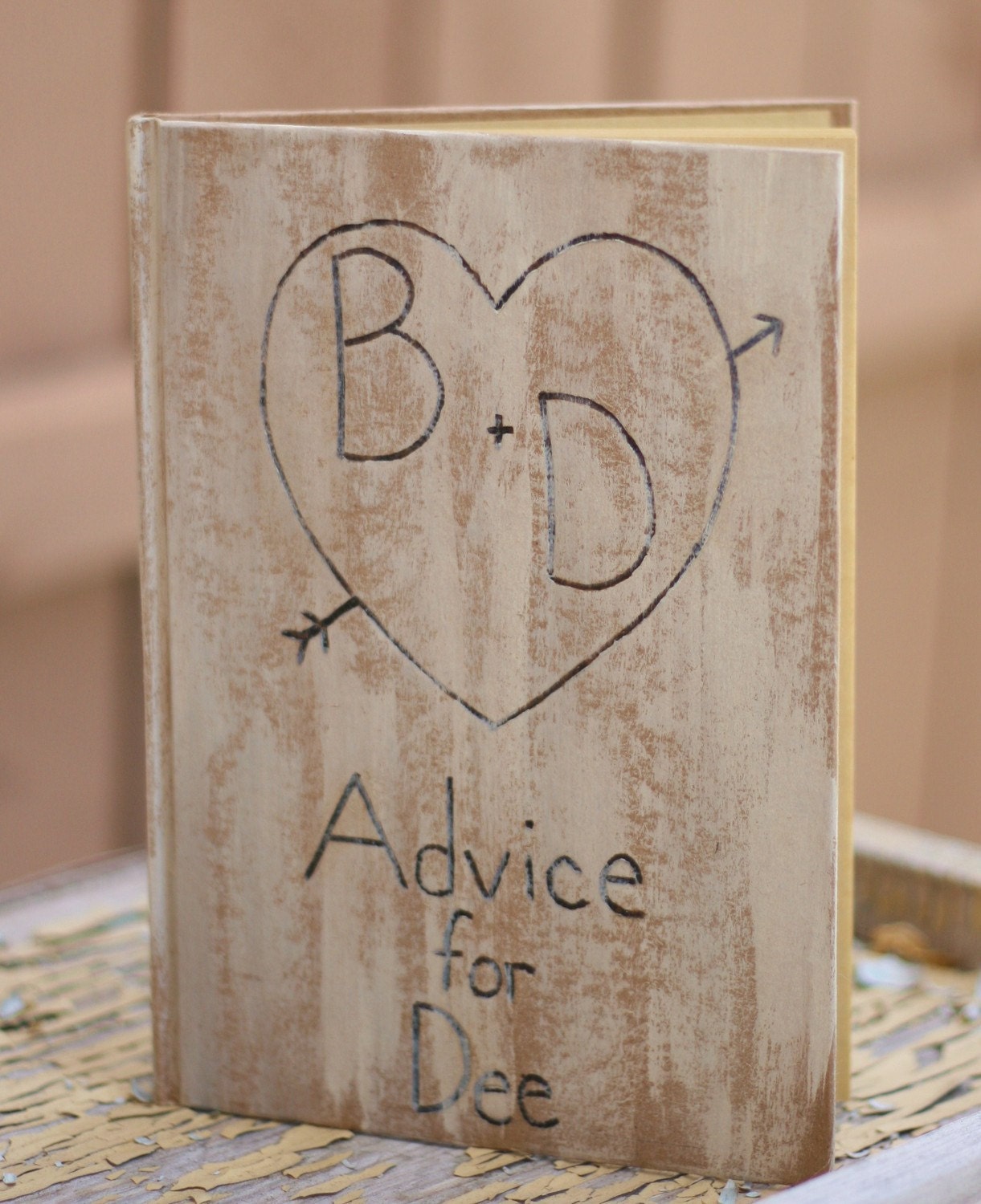 Personalized Guest Book Bridal Shower Advice (item E10101)