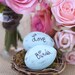 Rustic Cake Topper Bird Nest Love Birds Lovebirds Shabby Chic Wedding Decor