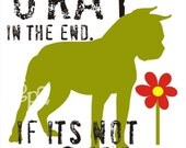 Boston Terrier Dog Art Print Wall Decor Inspirational Series