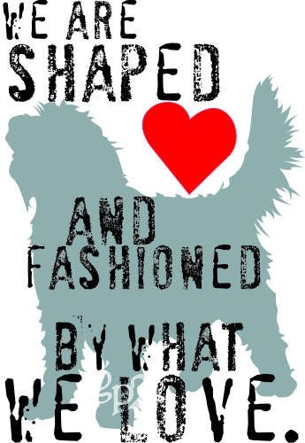 Otterhound Dog Art Print Wall Decor Inspirational Series Digital Art