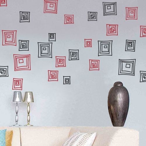 SALES - Squares - Geometric shapes - Vinyl Wall Decals