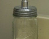 Pint mason jar soap - lotion - hand sanitizer dispenser