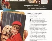 1948 ad Kodachrome Film Kodak Prints boy cocker spaniel vintage - Free U.S. shipping