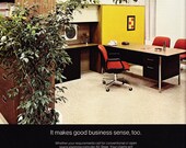1973 ad Office Furniture by All-Steel desk chair vintage 1970s interior decor - Free U.S. shipping
