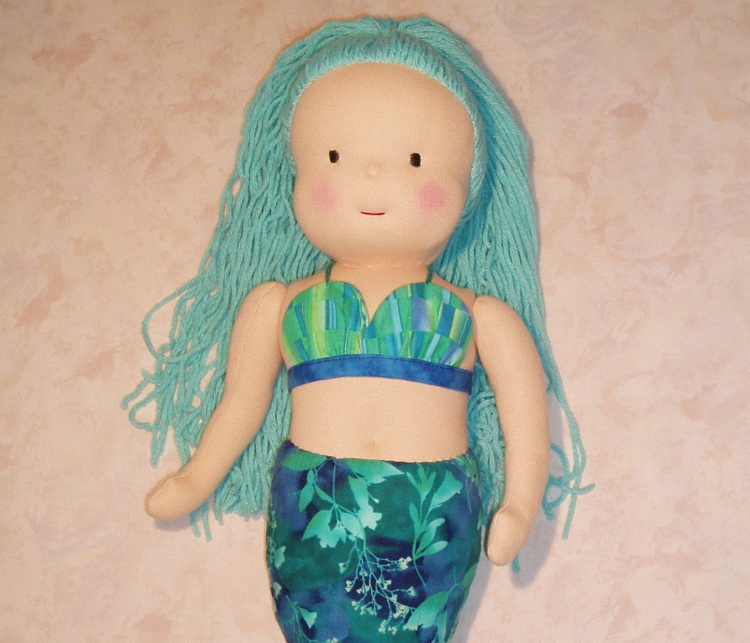 PDF Pattern for 18 to 20-inch Waldorf-Inspired Mermaid Doll