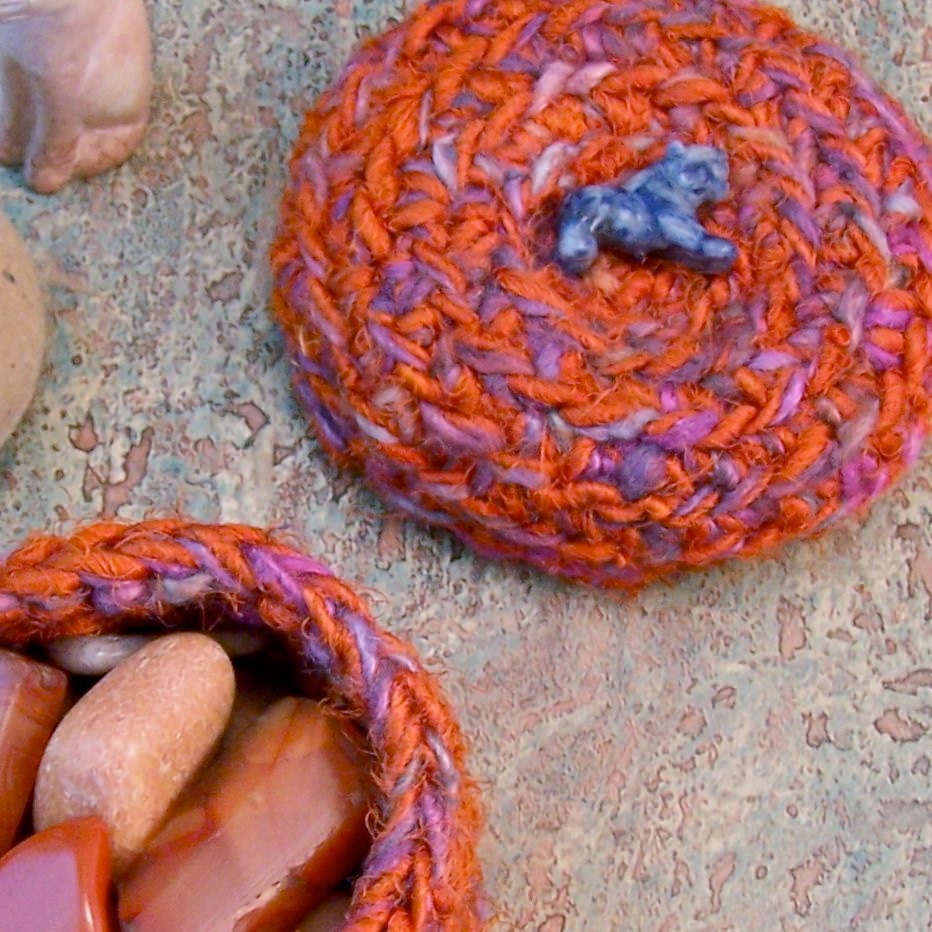Wilderness inspired Box orange purple lapiz blue Cobalt Cougar ecofriendly gift