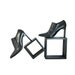 RESERVED for Elizabeth Italian Ankle Bootie Extreme 4 Inch Heels Slip On Elegance Black Leather Size EU 37 US 7