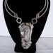 Statement set Inspired by Salvador Dali Half Face Man,Necklace, earrings, chocker Rhodium made by Shoptillyoudropnow on Etsy