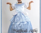 Custom Boutique Princess CINDERELLA Ball Gown Girls Size Costume Dress Set