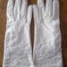 Vintage 1960s Womens Fashion Gloves,Off White, Beaded, by Gloves Galore, Small to Med, Womens Ladies Accessories