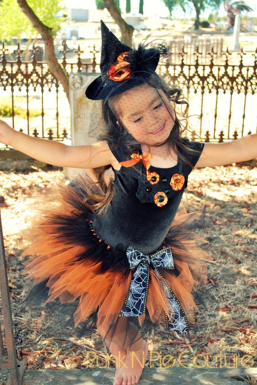 Coco The Couture Witch Halloween Costume 4 pc. set Customize with your own colors.