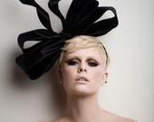 Couture Bow fascinator- fashion headpiece- fascinator