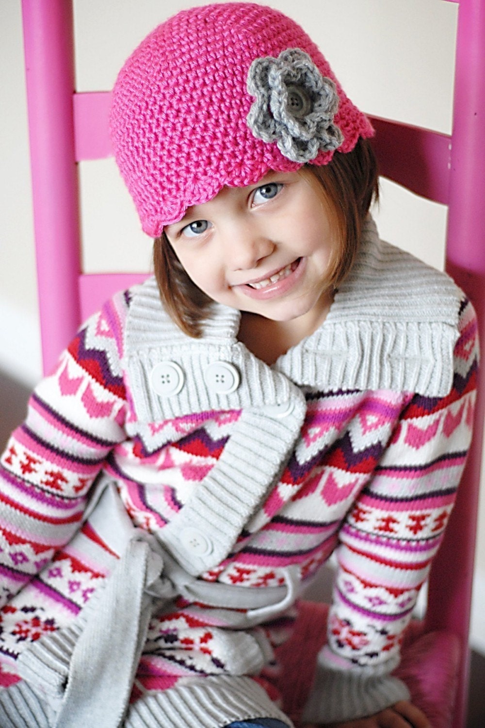 Pretty Shell Cap Crochet Hat Pattern (Permission to sell all finished products)