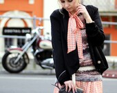 Long Sleeve Blazer Black Suit High Shoulder Jacket Outerwear V Neck 10 M Etsy Spring Fashion