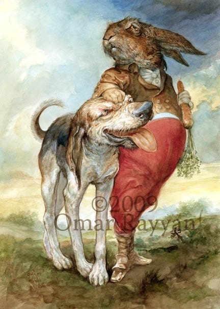 Dog of the Hare (print)