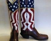 Stylized Flag Boots - Sale Price until June 27