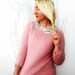 Sequined Hand Knitted Sweater