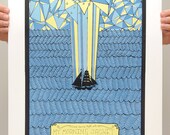 Screen Printed Poster for The Grand Opening Night at The State Theatre with My Morning Jacket