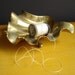 Not Quite From the Sea - Footed Brass Shell Bowl