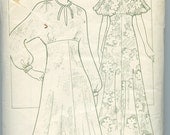 1970s Dress Pattern - Dress in Two Styles - Woman W21 - Size 12