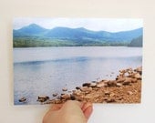 Original Film Photograph, Mountain and Lake Landscape - 6 x 9 Print