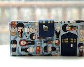 Handmade womens wallet    Dr Who fans rejoice here it is women wallet handmade