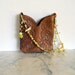 Small Russet Leather Boot Top Shoulder Bag