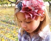 Make a Fabric Flower Headband Tutorial PDF "Pouting Princess" Flower Pattern