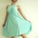 Mint Maternity Dress- Classic 'Rainbow' Dress