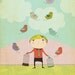 Art Print, Wall Art, Children's Art, Home Decor, Birds, Original illustration by Penelope and Pip