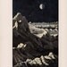 1900 earth view from the moon original antique celestial lunar print no 1